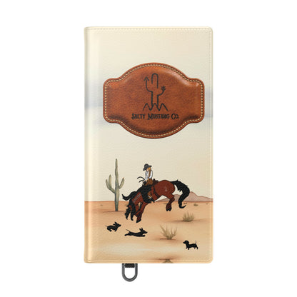 Salty Mustang Co. Lady Puncher Flip Wallet Phone Case (Samsung & iPhone)