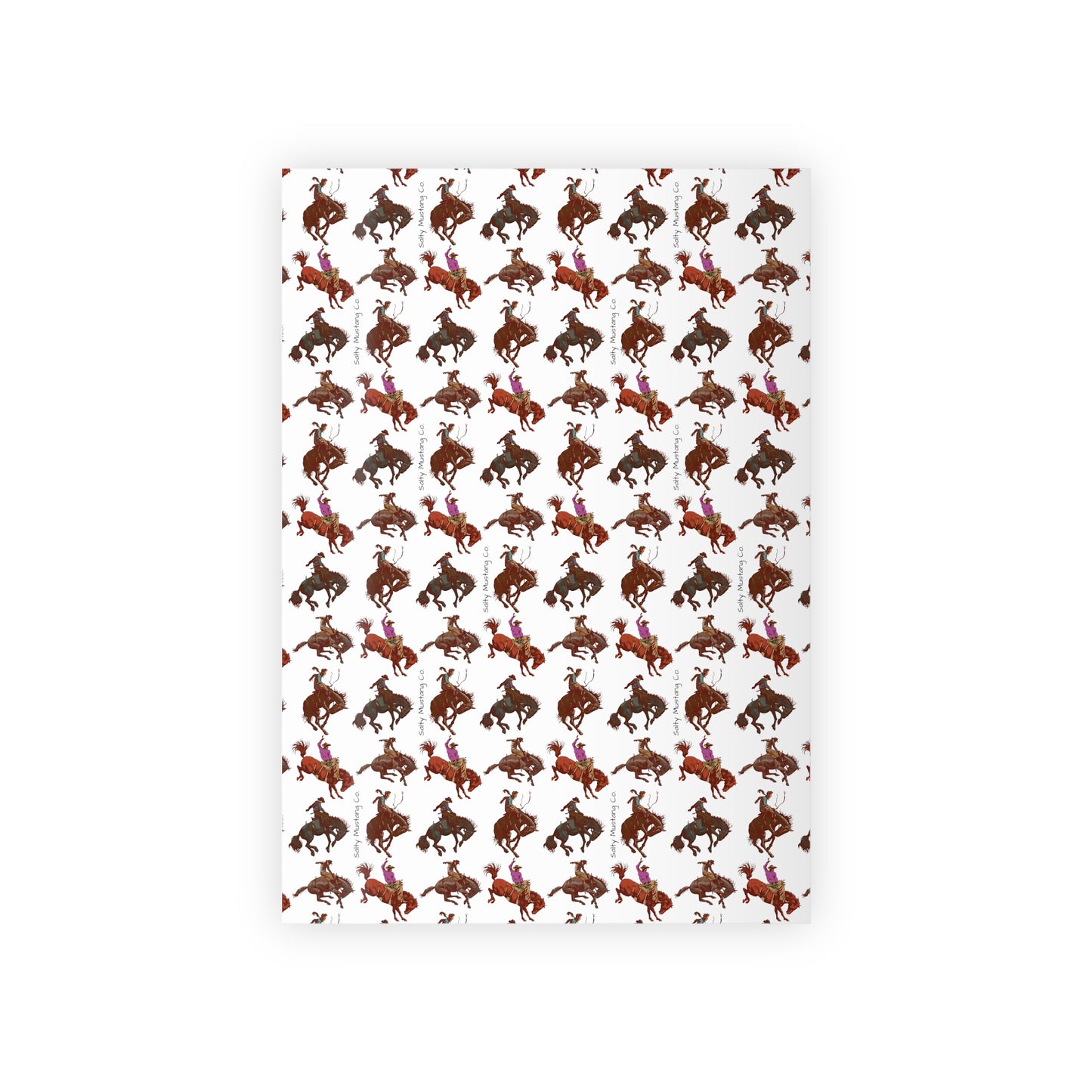 Bronc Riders Gift Wrapping Paper Rolls, 1pc