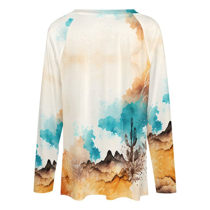 Painted Desert Long Sleeve Loose Tee