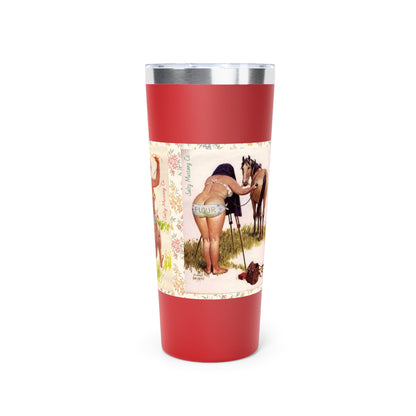 Hilda On The Farm Duane Bryers Copper Vacuum Insulated Tumbler, 22oz