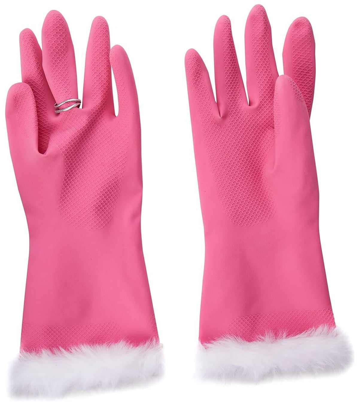 🧤 "Pink and Pearly" Glam Gloves – Fancy Dish Duty with Attitude