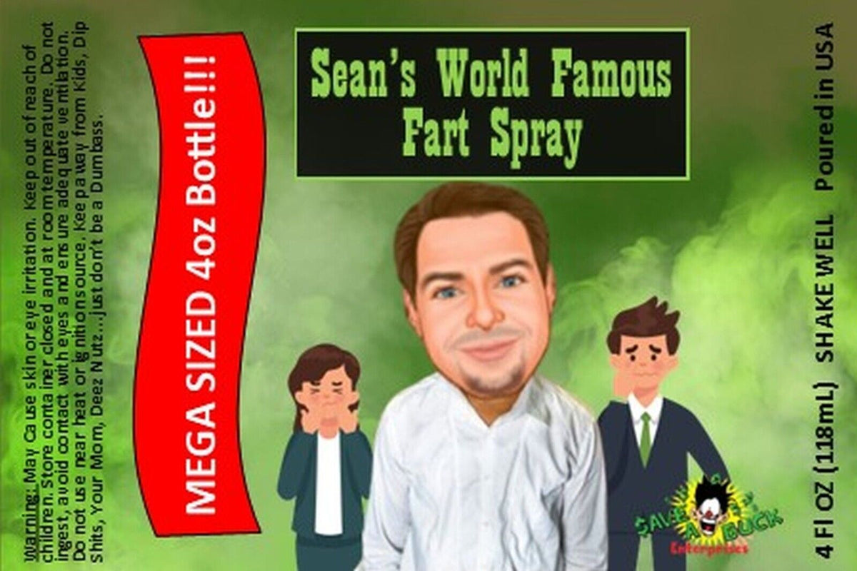 🔥SEAN'S FAMOUS FART SPRAY - Mega 4 oz Liquid Stink Ass Spray Bottle - GaG Prank