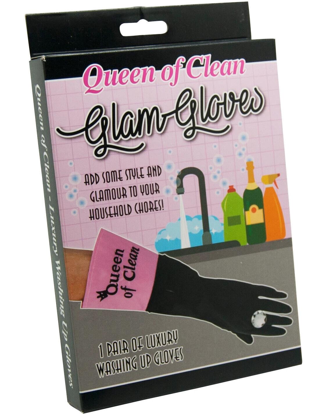 👑 Queen of Clean Glam Gloves – Dish Duty, But Make It Fashion