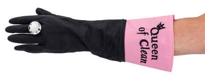 👑 Queen of Clean Glam Gloves – Dish Duty, But Make It Fashion