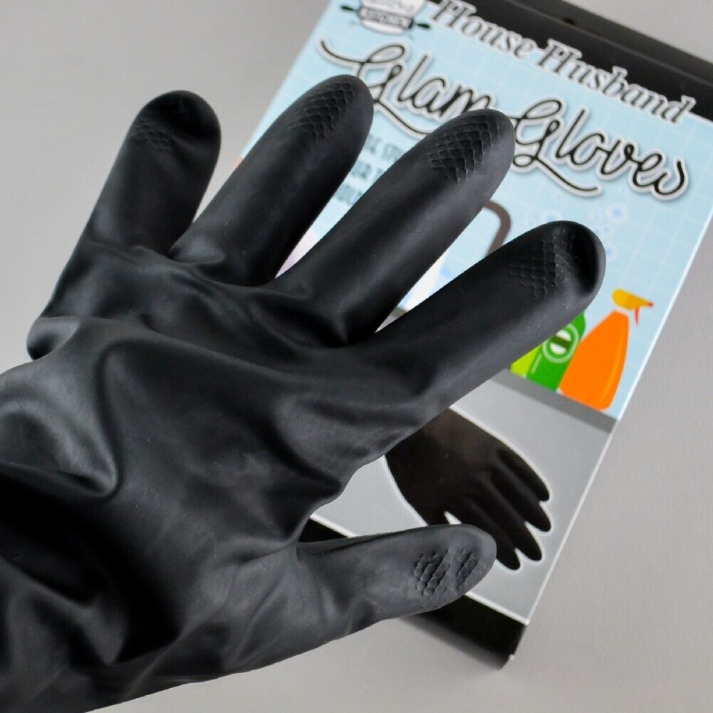 House Husband Glam Gloves – Manly Dishwashing with Style! 💪🧼✨