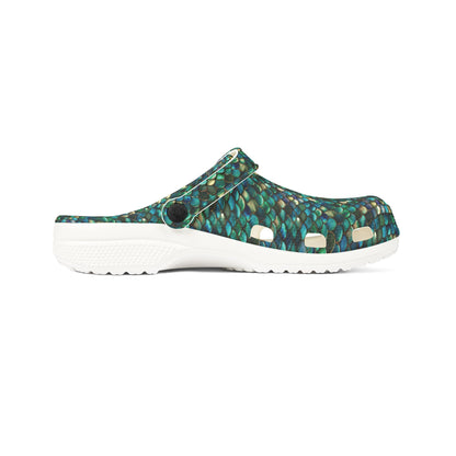 Wake Up Fishy Foam Rubber Salty Clogs