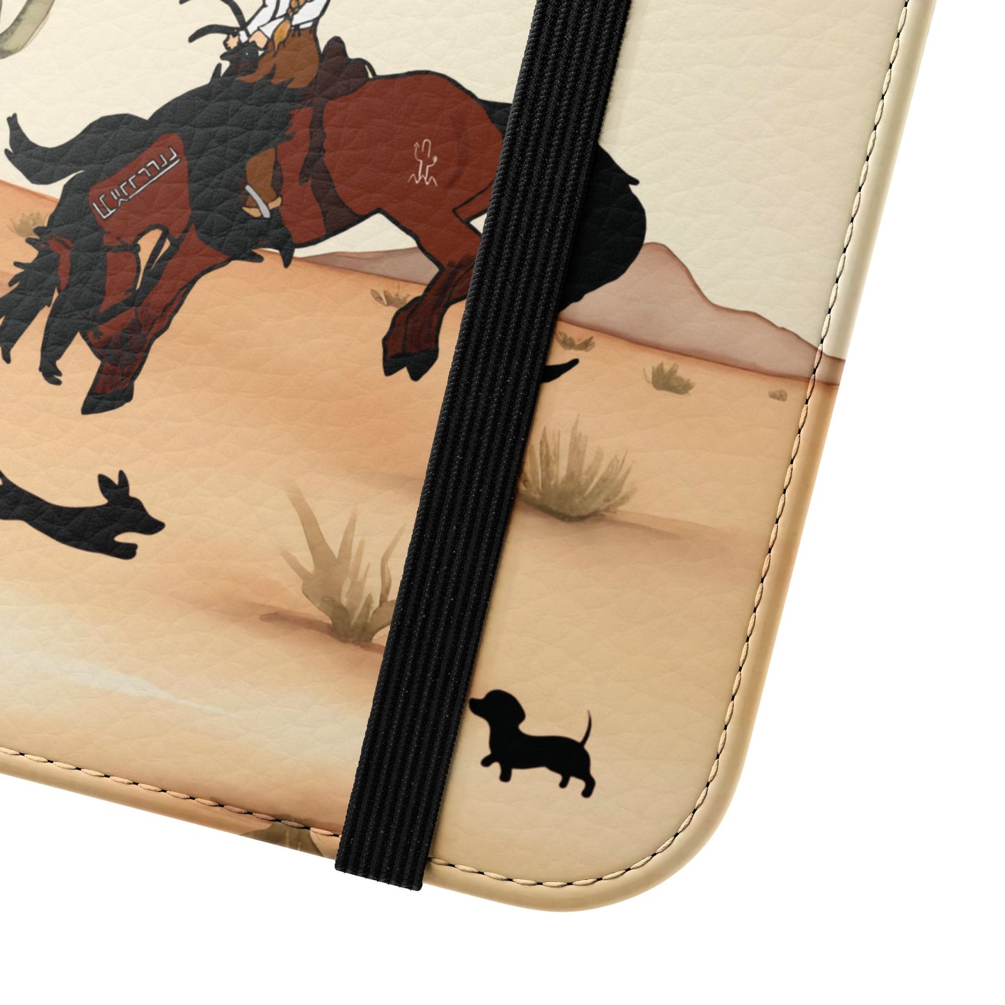 Salty Mustang Co. Lady Puncher Flip Wallet Phone Case (Samsung & iPhone)