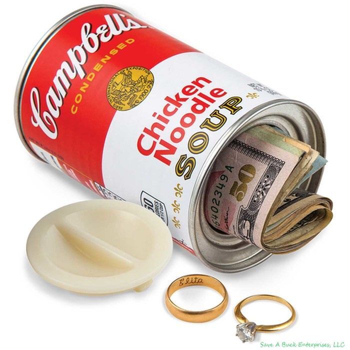 🥫 Campbell’s® Chicken Noodle Soup Can Safe – Officially Licensed Decoy