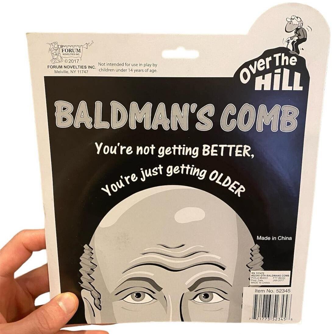 Over the Hill Baldman's Comb 🎂🤣 | Funny Gag Gift for Birthdays