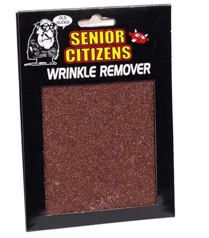🧓 Senior Citizen Wrinkle Remover – Hilarious Gag Gift (Yes, It’s Sandpaper!)