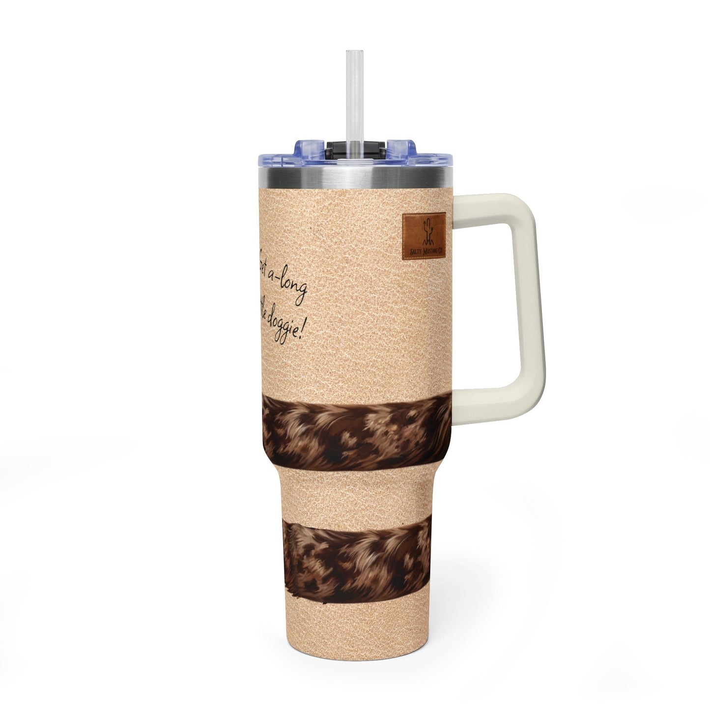 Andouille Wrap Get A-Long Little Doggie Vacuum Thermal Tumbler, 40oz