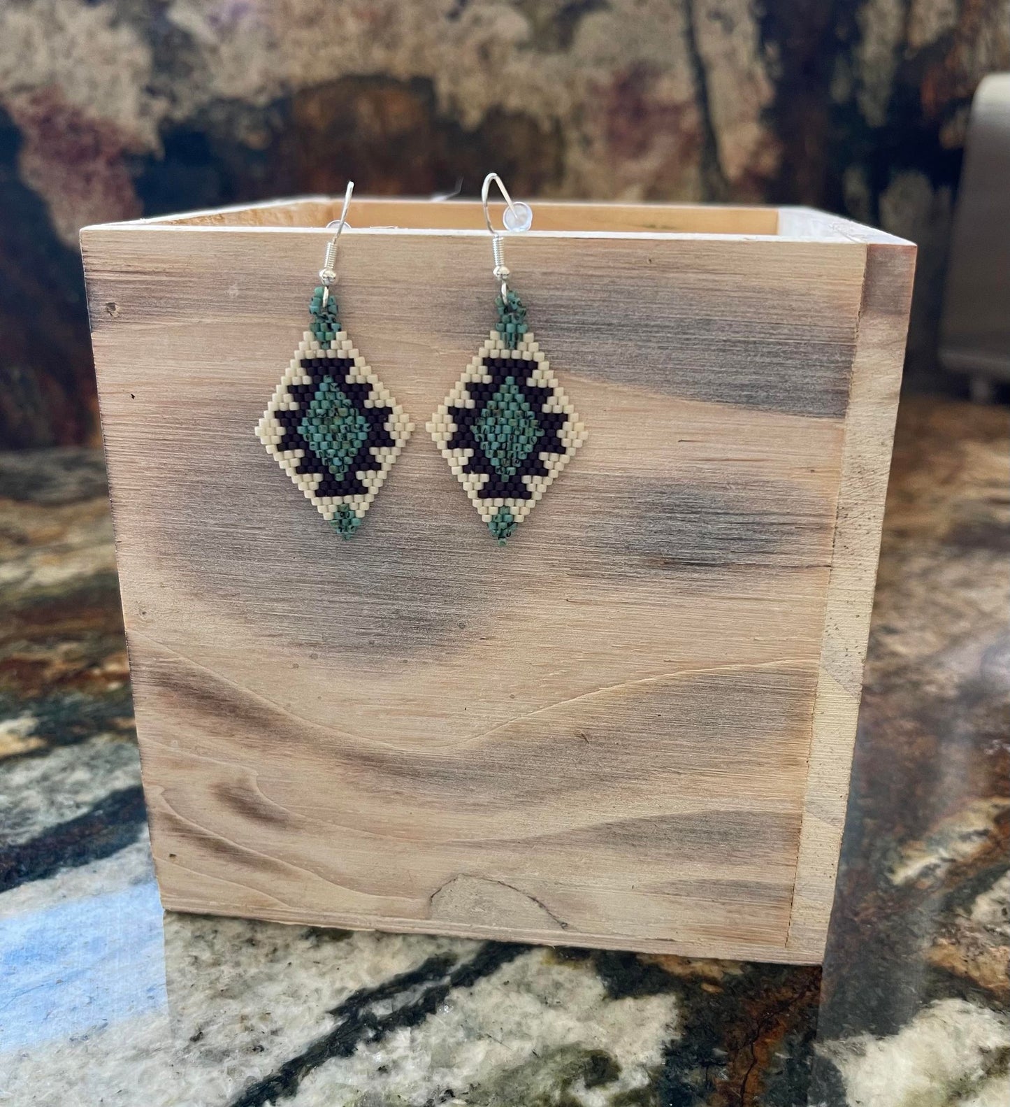 Fly West Hand-Beaded Earrings