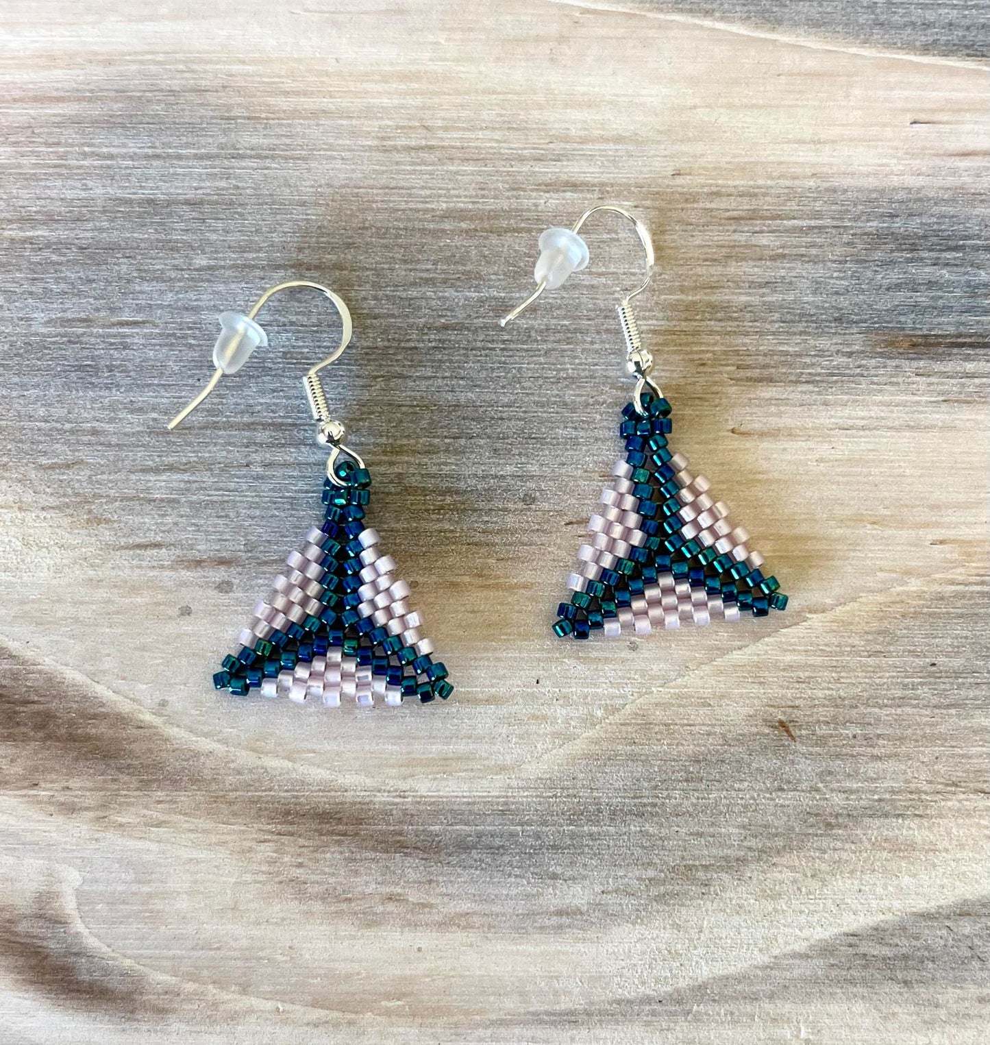 West Texas Turbine Hand-Beaded Earrings