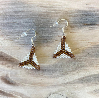 West Texas Turbine Hand-Beaded Earrings