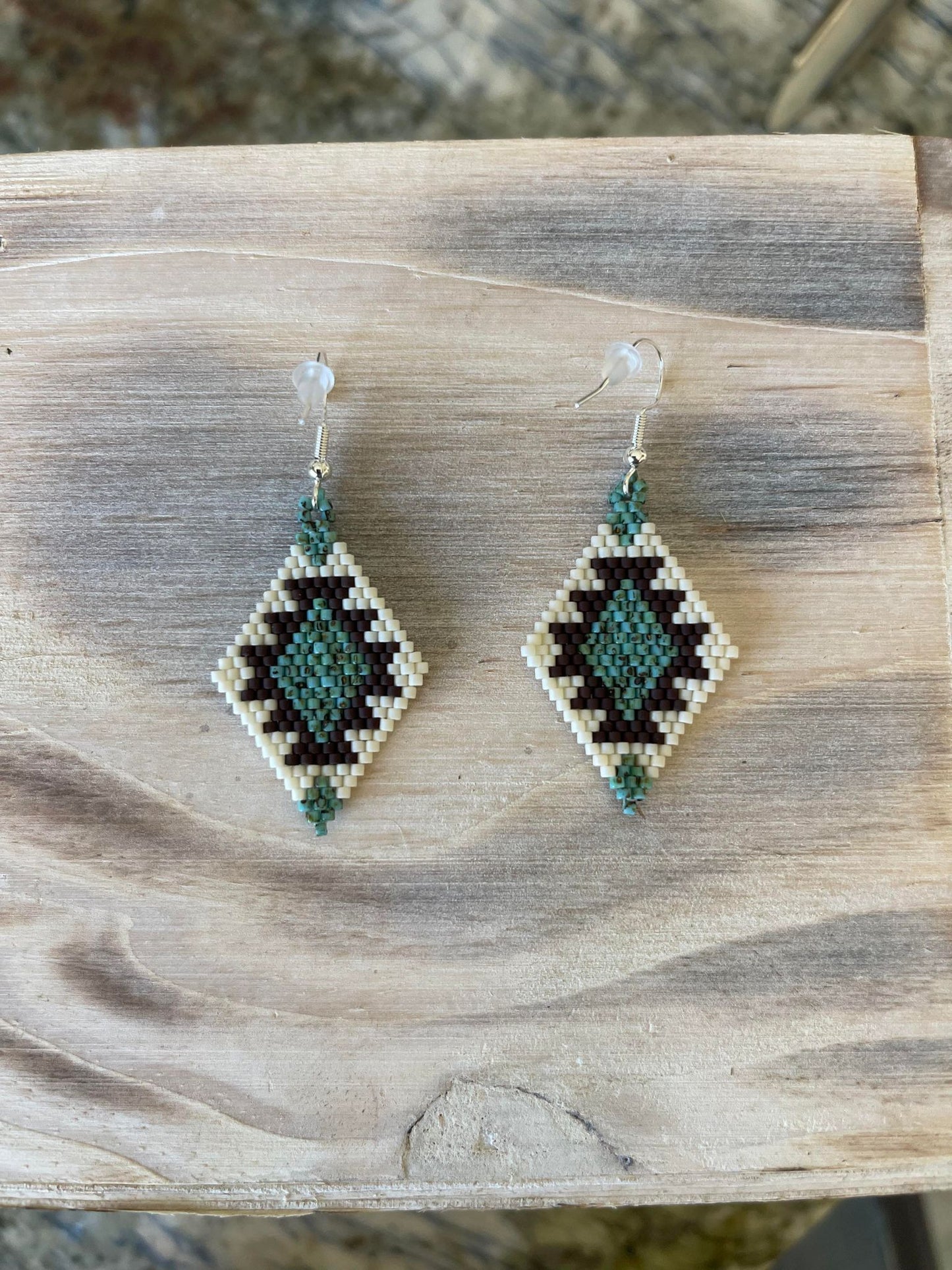 Fly West Hand-Beaded Earrings