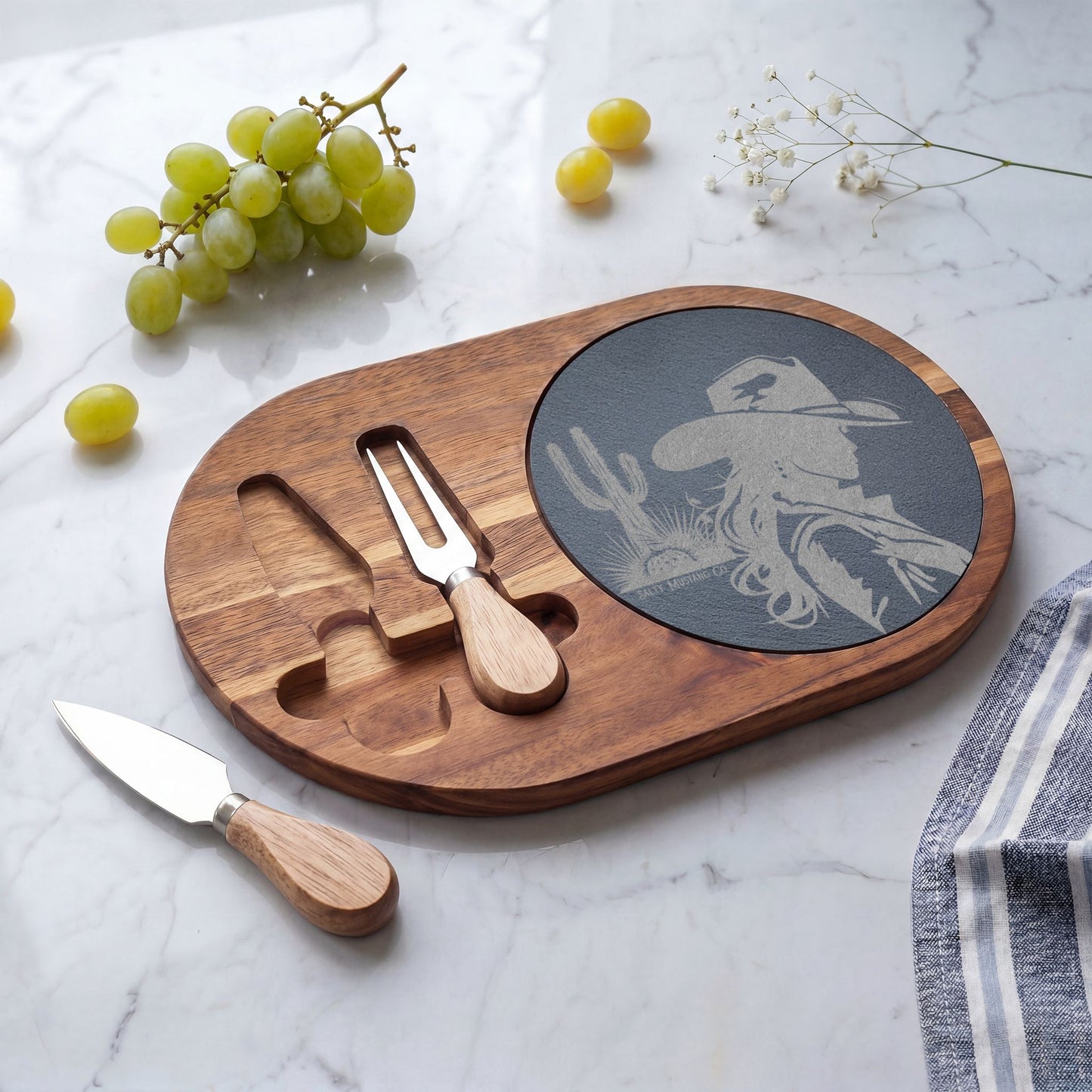 West Texas Charcuterie Board (Engraving)