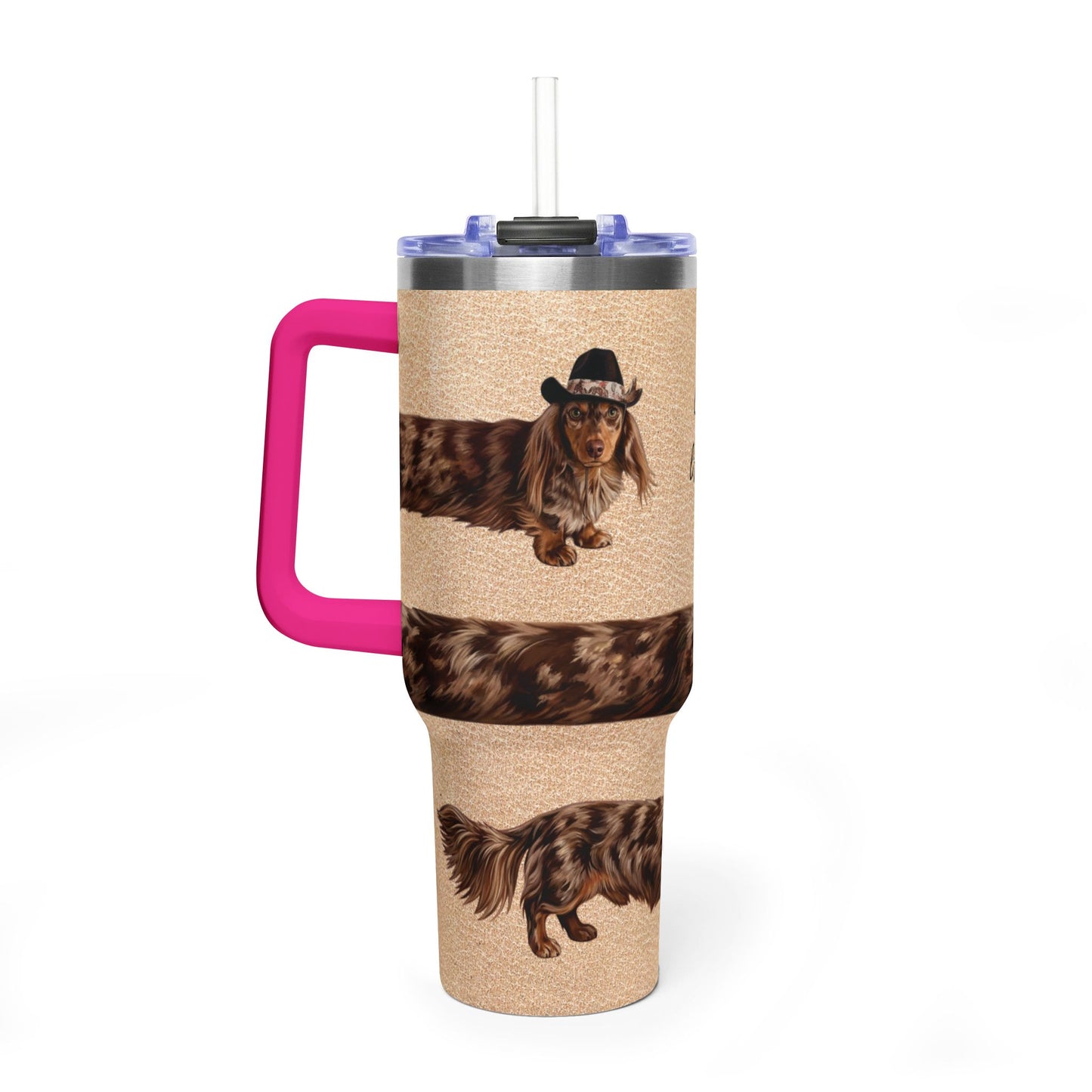 Andouille Wrap Get A-Long Little Doggie Vacuum Thermal Tumbler, 40oz