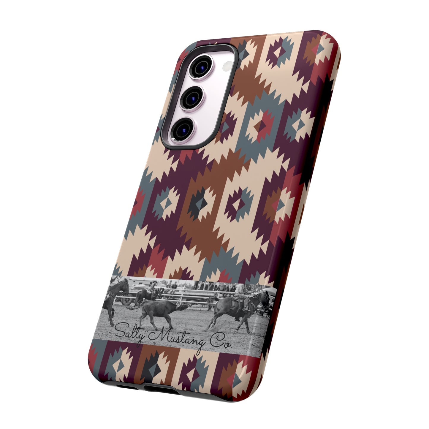 Southwest Pattern Team Roper Band Samsung Tough Cases