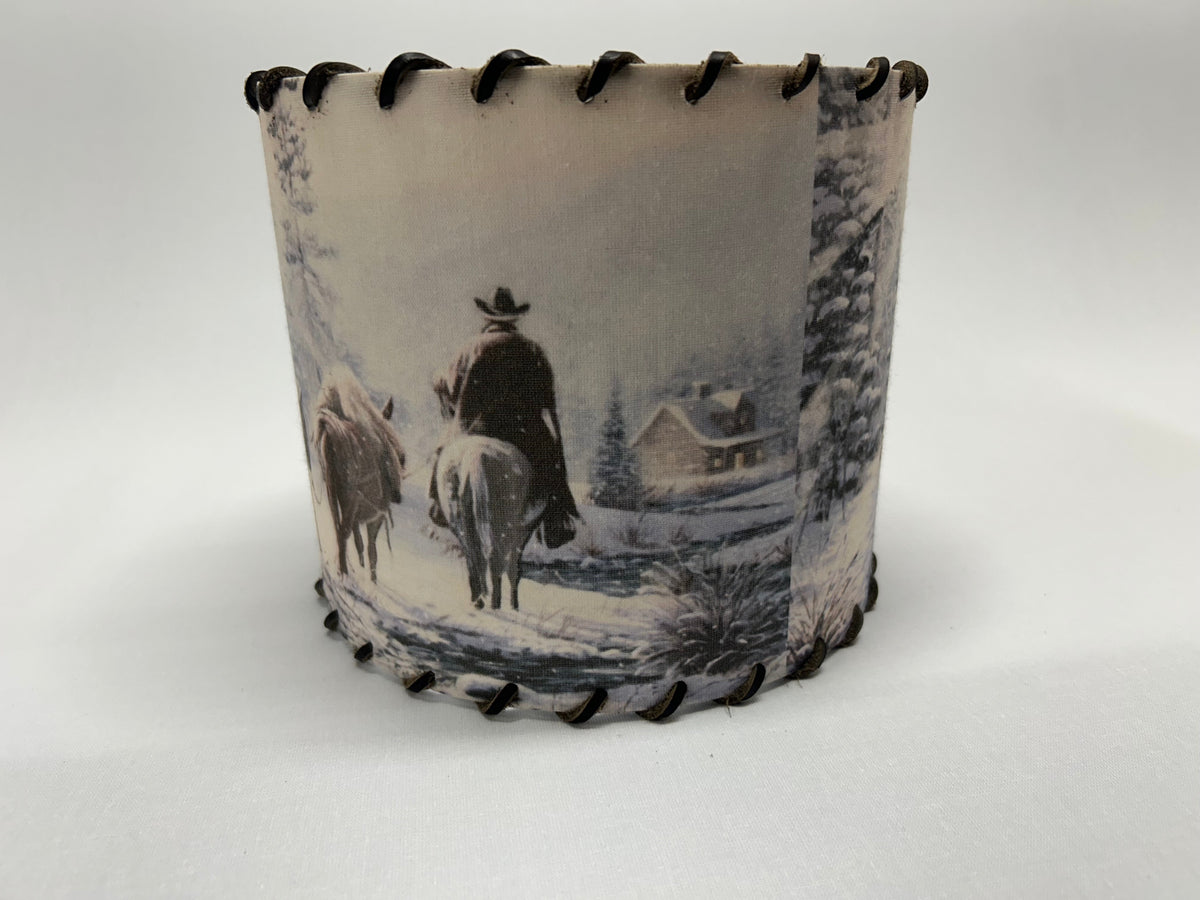 Winter Hunt Lampshade