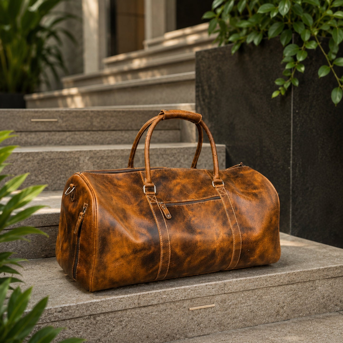 Roosevelt Full Grain Buffalo Leather Duffle