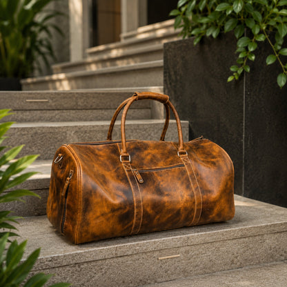 Roosevelt Full Grain Buffalo Leather Duffle