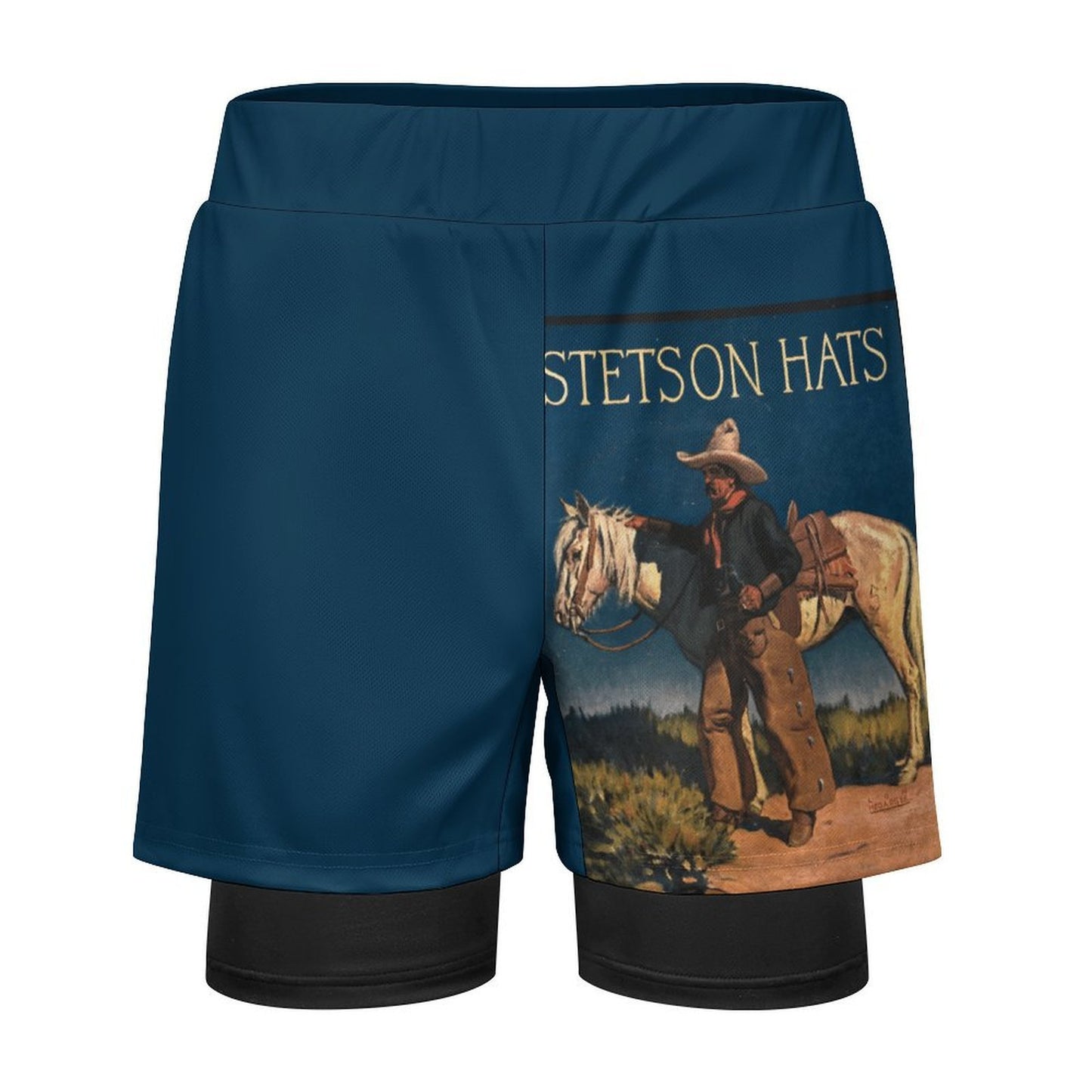 Night Watch Vintage Poster Sports Beach Shorts