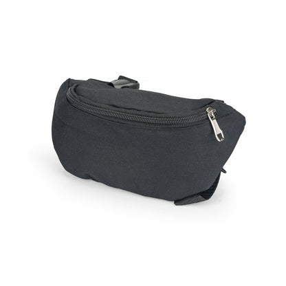 Gatsby Print Nylon Saddle Pouch