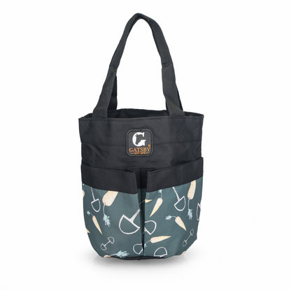 Gatsby Print Nylon Stable Tote with Mesh Bottom