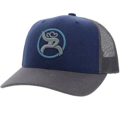 HOOey Roughy Strap (Blue/Grey) - Trucker Cap