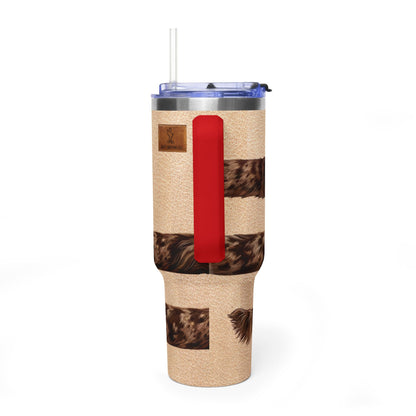 Andouille Wrap Get A-Long Little Doggie Vacuum Thermal Tumbler, 40oz