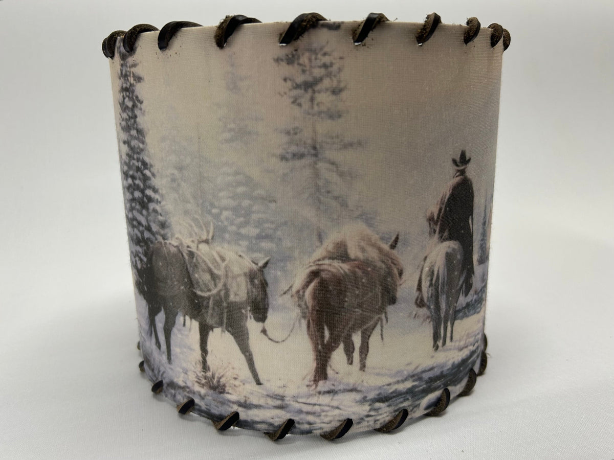 Winter Hunt Lampshade