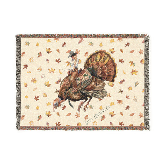 Turkey Puncher Woven Blanket