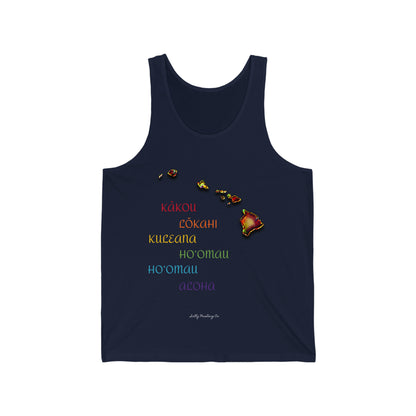 Hawaiian Roots of Unisex Jersey Tank