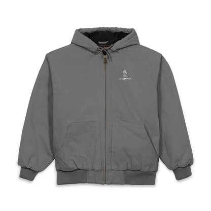 Salty Mustang Co. CornerStone® Men's Duck Cloth Hooded Work Jacket (Embroidery)