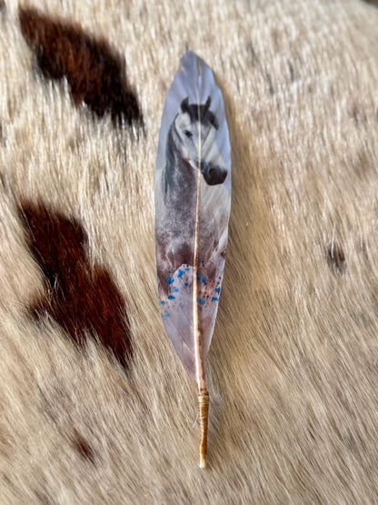 Lone Horse Hat Feather