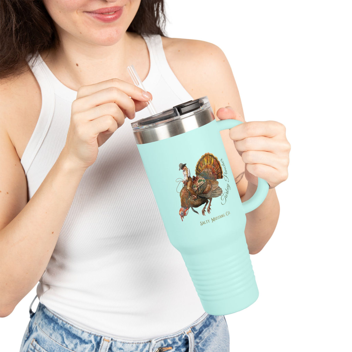 Turkey Puncher Insulated Tumbler, 40oz