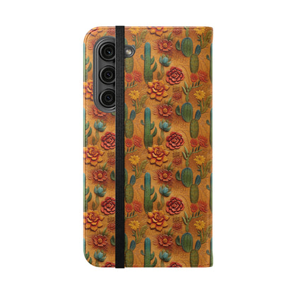 Customizable Mustang Brand Wallet Flip Phone Case (iPhone and Samsung)