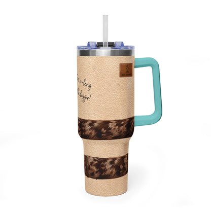 Andouille Wrap Get A-Long Little Doggie Vacuum Thermal Tumbler, 40oz