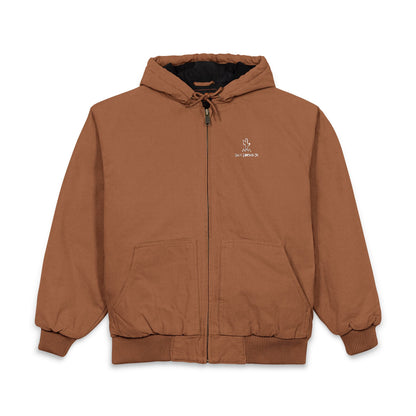 Salty Mustang Co. CornerStone® Men's Duck Cloth Hooded Work Jacket (Embroidery)