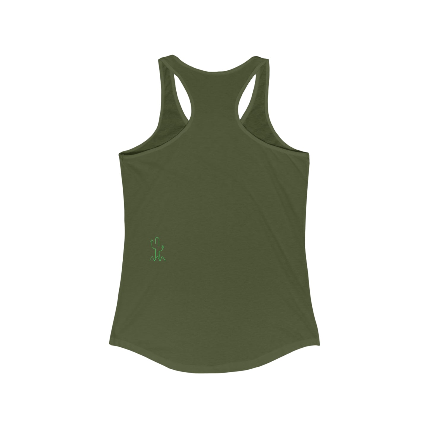 Dublin, Texas Bronc Rider Racerback Tank