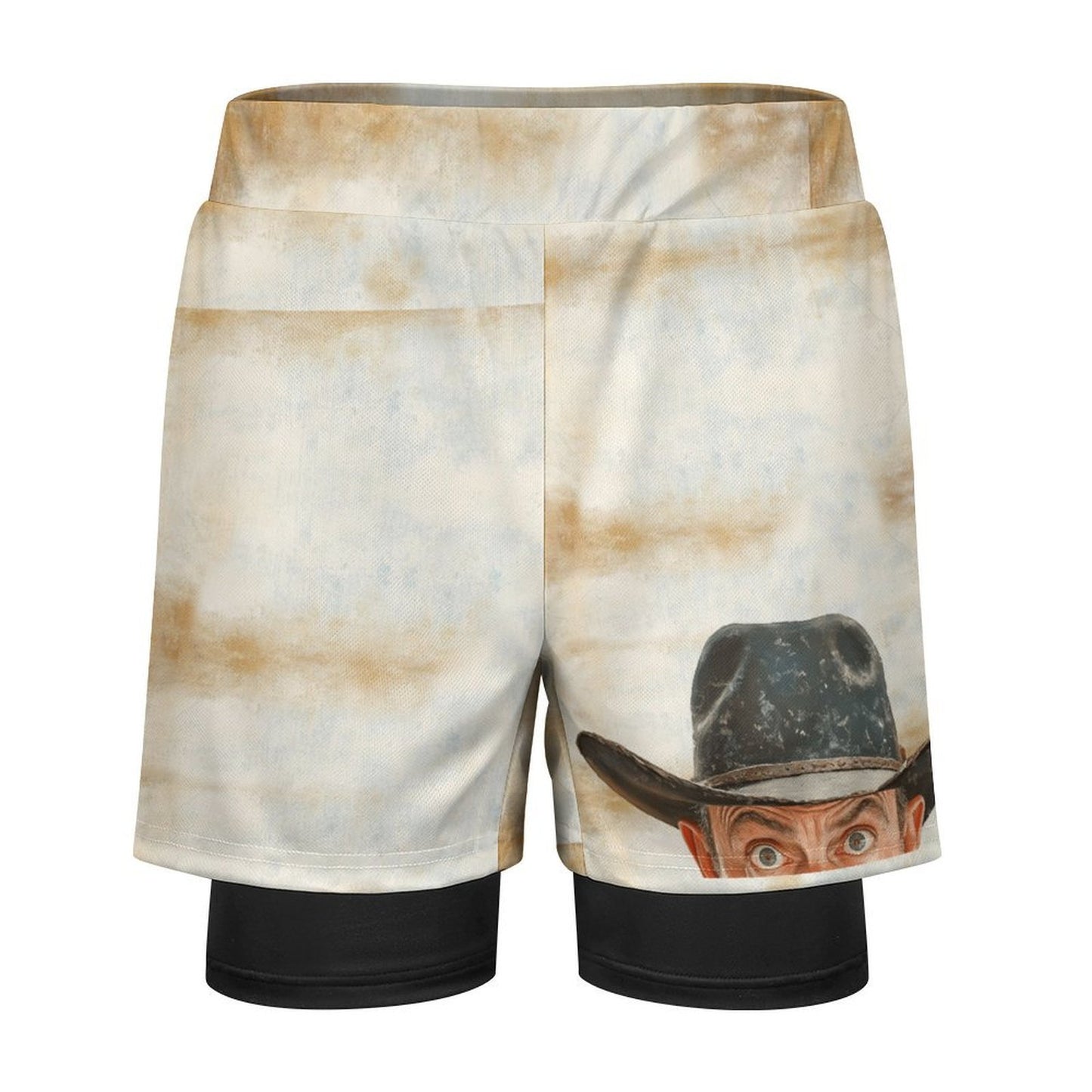 Peekaboo Sports Beach Shorts