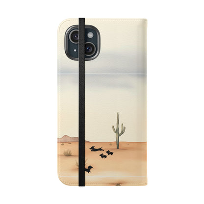 Salty Mustang Co. Lady Puncher Flip Wallet Phone Case (Samsung & iPhone)