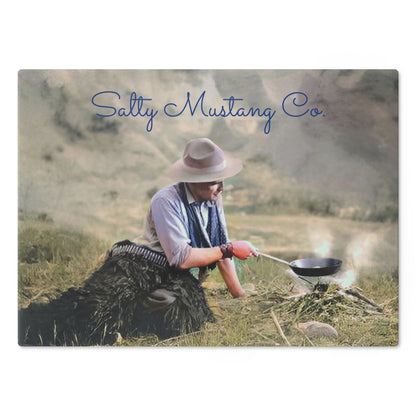 Cowboy with Skillet Cutting Board