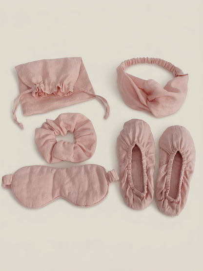 Linen Sleep and Travel Comfort Set