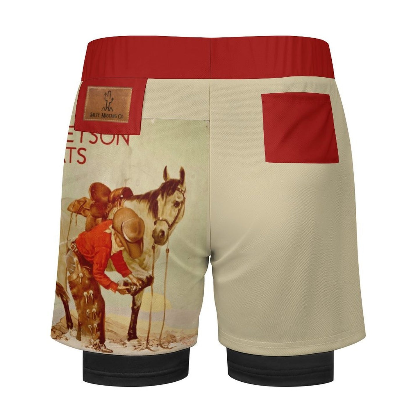 Throwin’ Shoes Vintage Poster Sports Beach Shorts