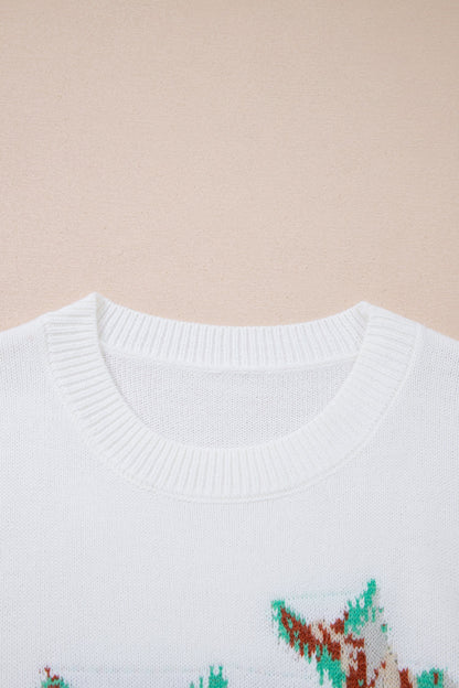 Mallard Drop Shoulder Long Sleeve Pullover Sweater