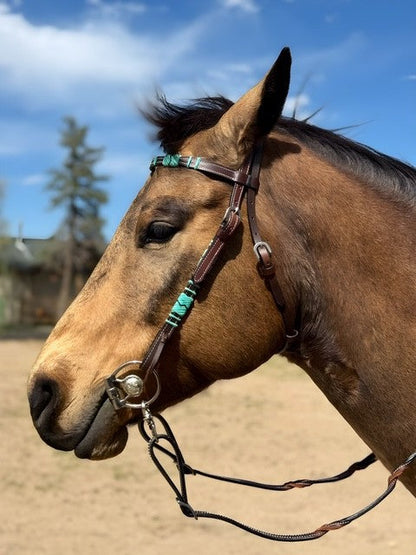 Twisted Leather Roping Rein