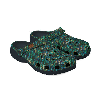 Wake Up Fishy Foam Rubber Salty Clogs