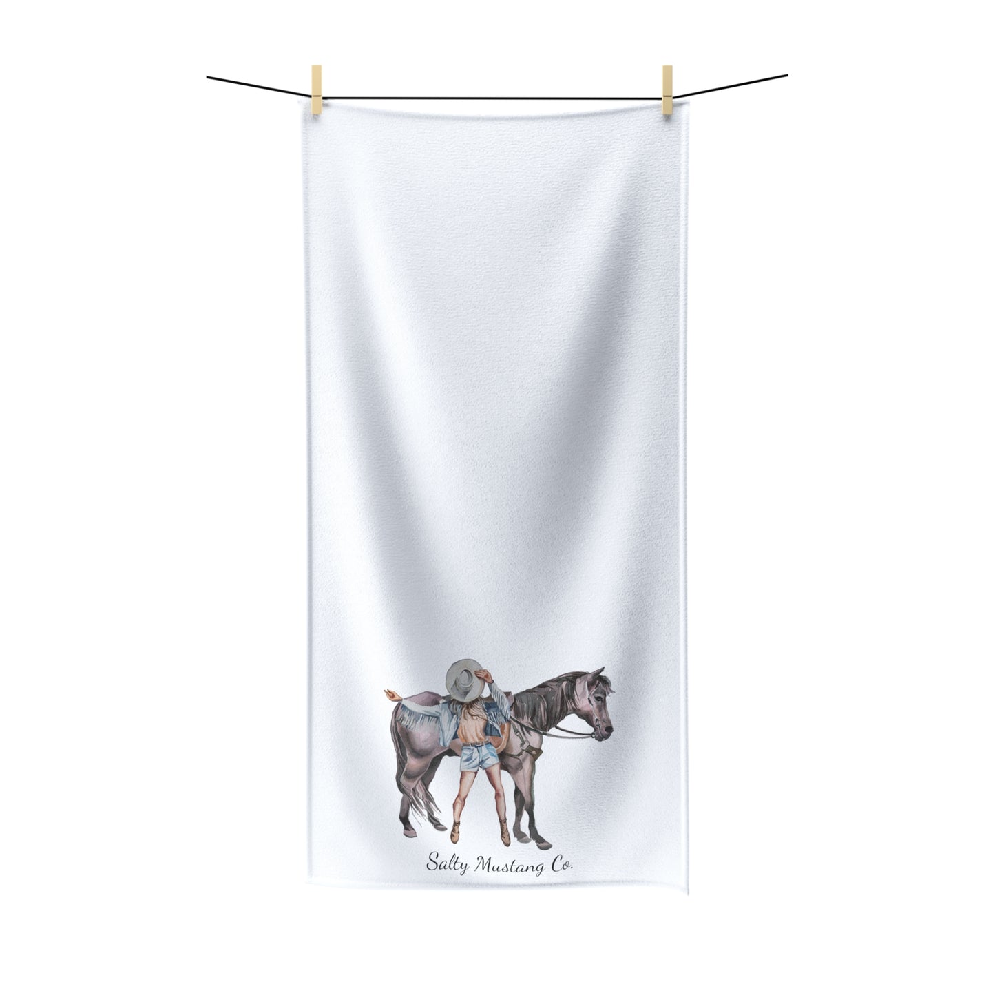 Designer Free Spirit Cowgirl Bath Towel