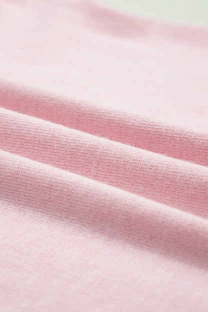 Lacy V-Neckline Short Sleeve Sweater
